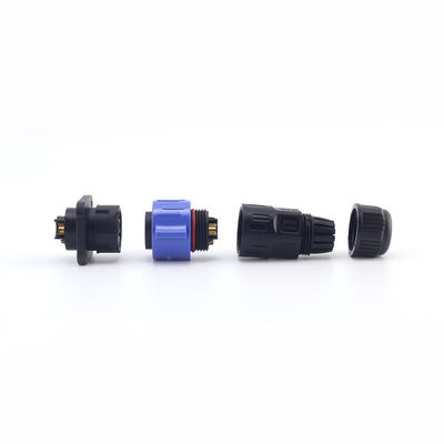 New M25 2+1+5 core, nylon material, high voltage, new energy, waterproof, IP67, self-locking connector.