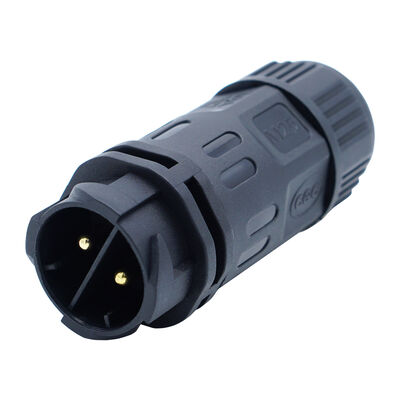 New Design M25 Push Locking IP67/IP68 Waterproof Plug Connector