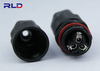 3 Pin Black Plastic IP68 Connectors Waterproof LED DC Connector Wire Cable