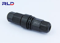 IP68 2 Pin Waterproof Power Cable Connectors Electrical Splitter Connector