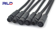 Waterproof Plastic M12 Circular Connector 6 Pin Cable Wire Connector