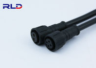 PVC Over - Mold Waterproof Electrical Plugs And Sockets IP67 Male Connector