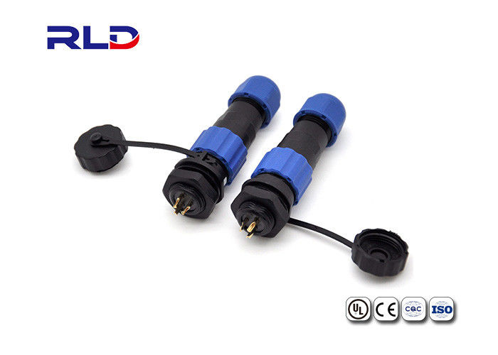 Durable Waterproof Aviation Plug Socket Cable Connector 3 Pin SP13 Long Lifespan