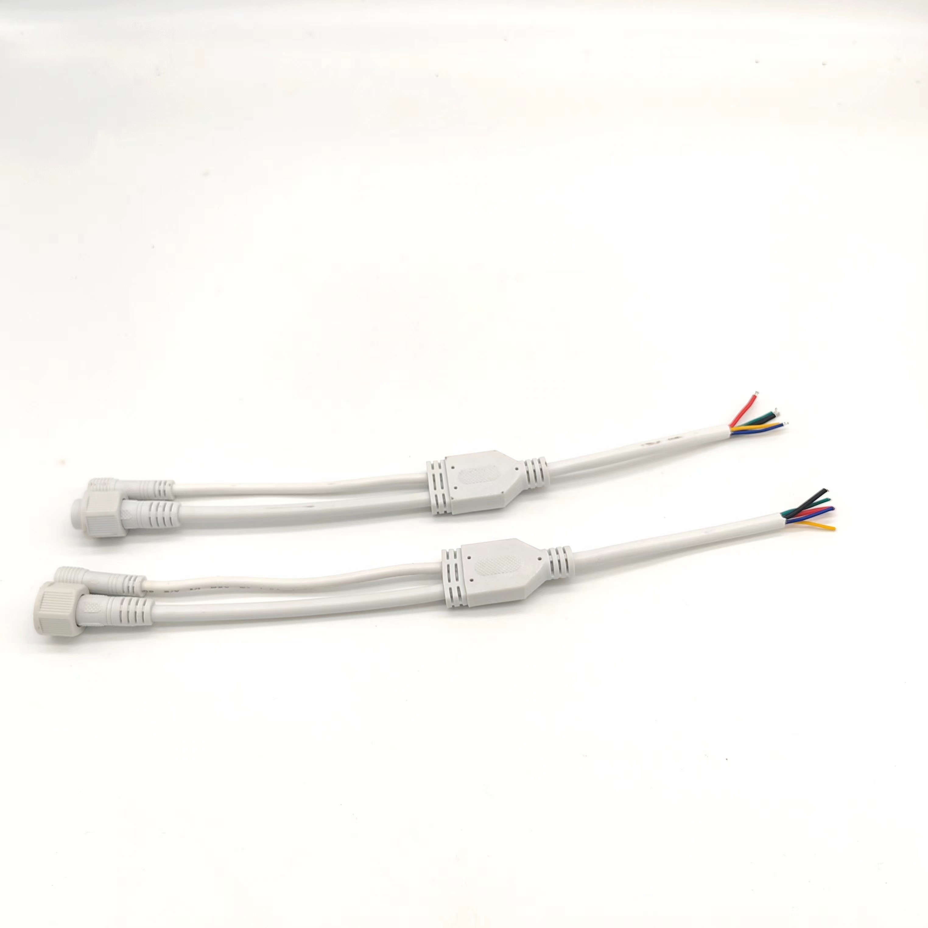 One to Three Waterproof Y Connector IP68 2 Core Cable Connector