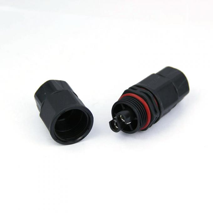 Waterproof Outdoor Lighting Connectors 3 Pin Screw Connector