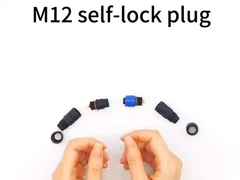 M12 Waterproof cable connector